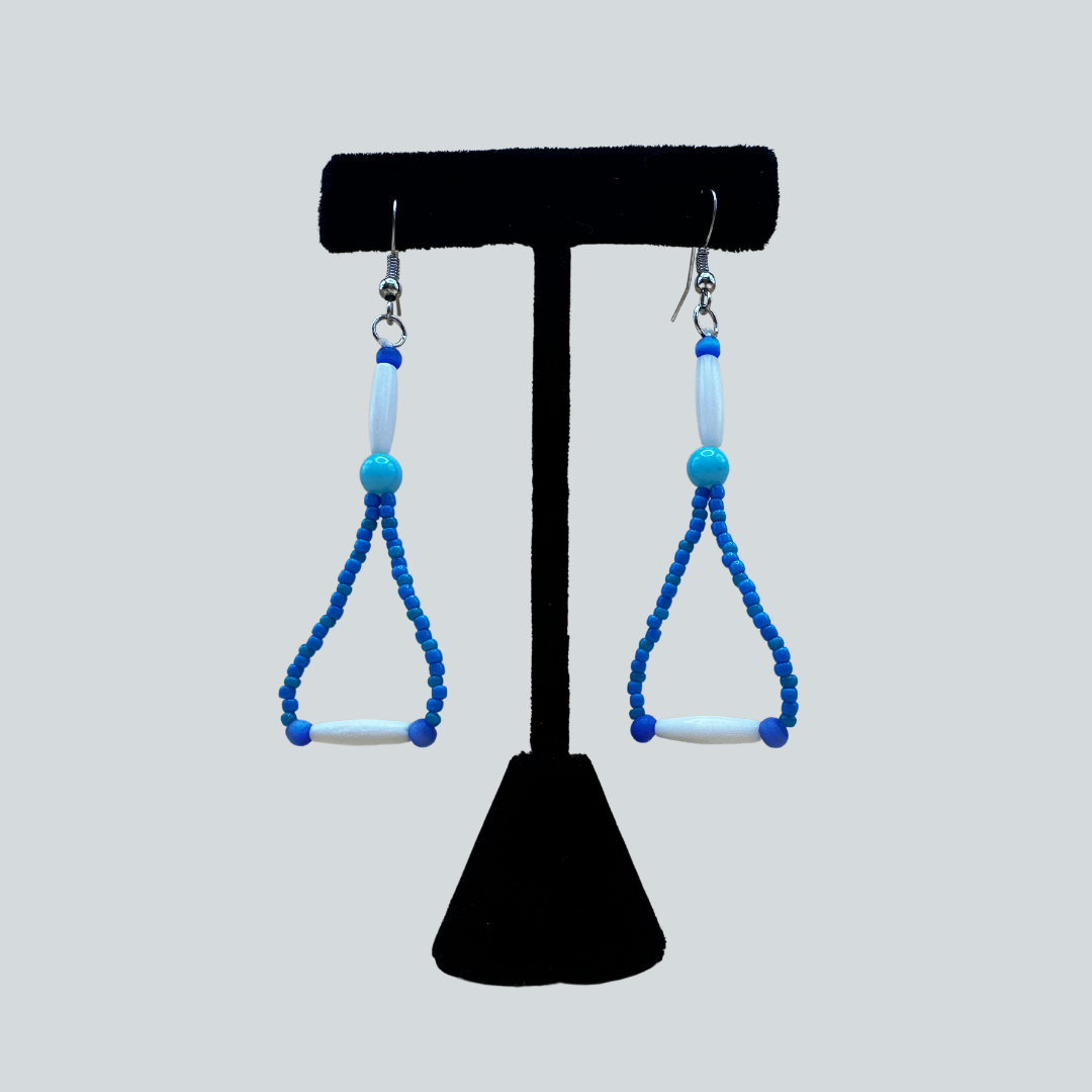 SC $47 Blue Bone Earrings