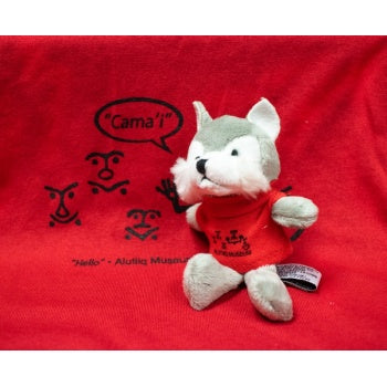 Wolf Toy Red Shirt